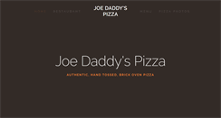 Desktop Screenshot of joedaddyspizza.com