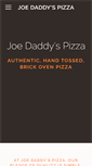 Mobile Screenshot of joedaddyspizza.com